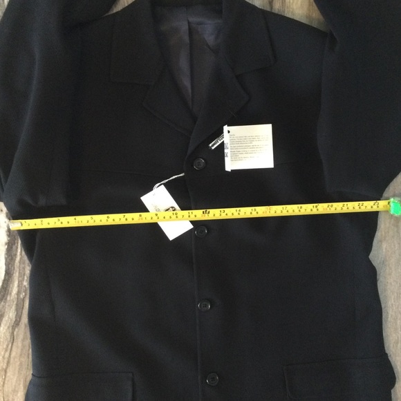 Giorgio Sappini Italy Casual Wool Sport Blazer Jacket 44T Tall - Picture 13 of 15